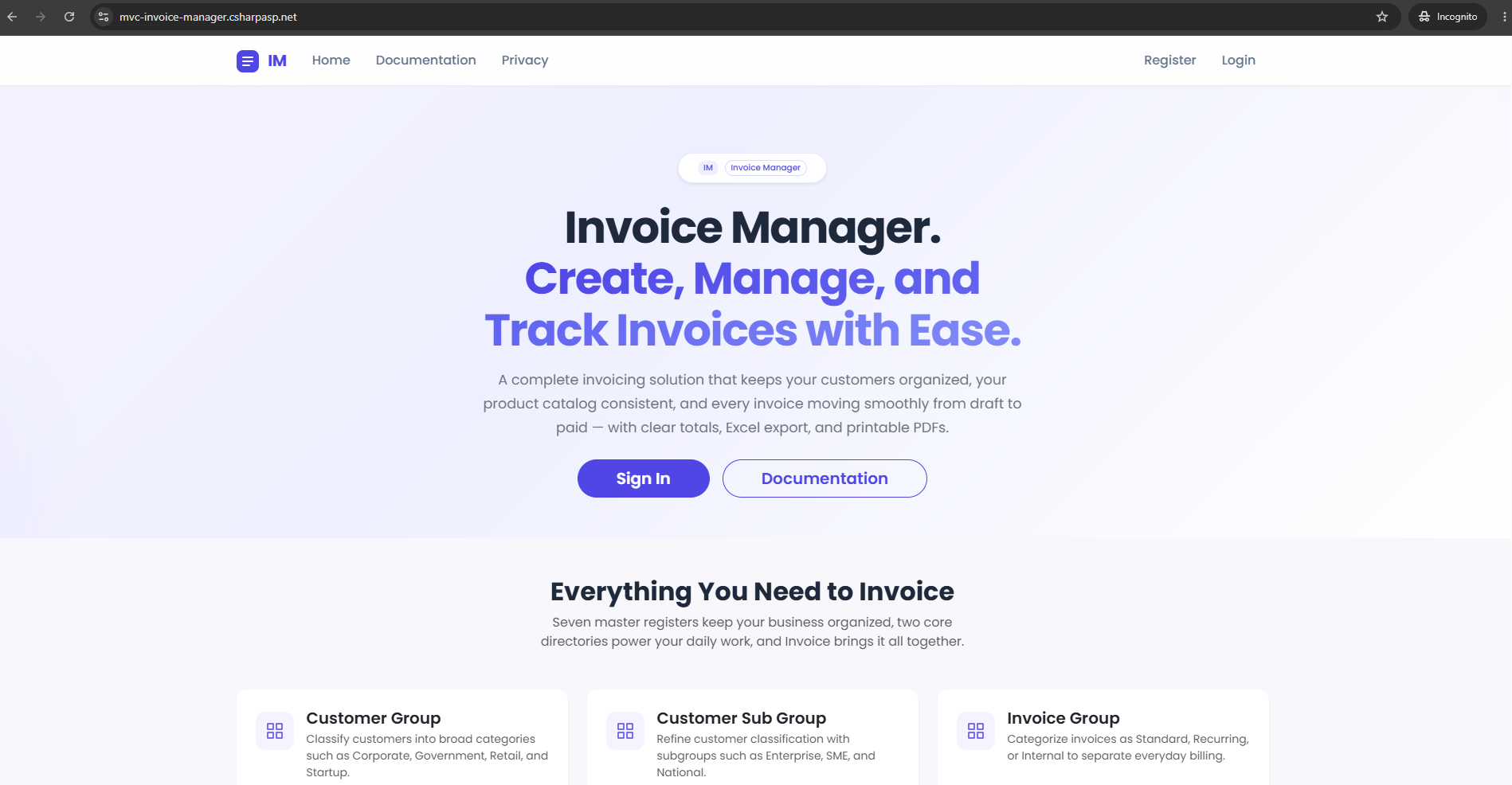Invoice Manager
